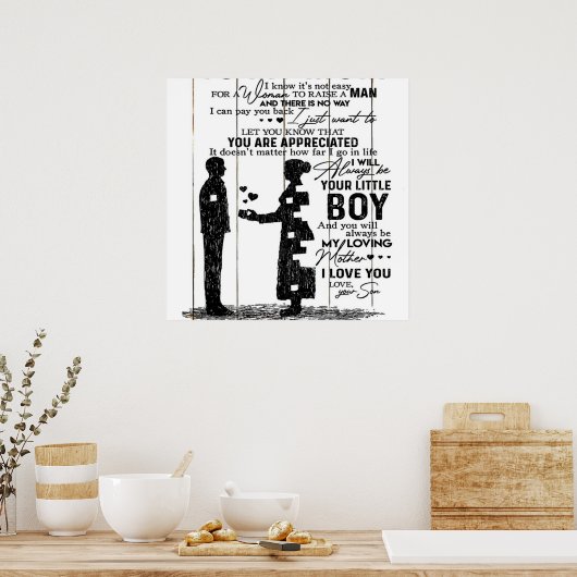 Poster De Belles Citations À Ma Mère, À Ma Mère, (Cuisine)