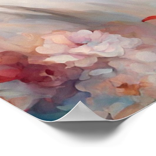 Poster de belles filles aux fleurs (Coin)