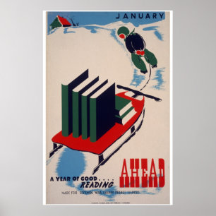 Poster de bibliothèque WPA