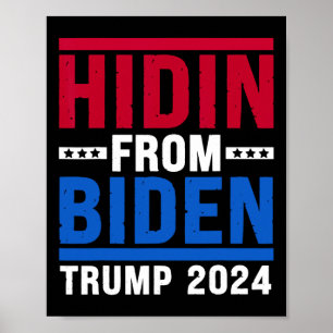 Poster De Biden Kids Men Funny Anti Joe Biden Trump 202