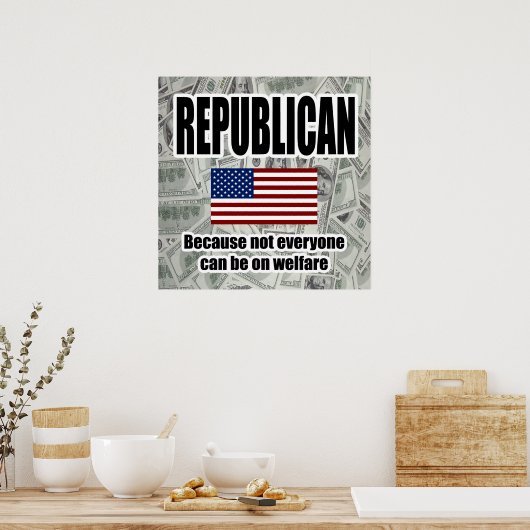 Poster de bien-être républicain (Cuisine)