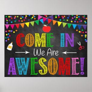 Poster de bienvenue