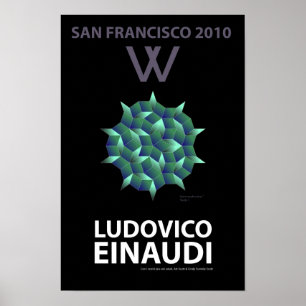 Poster de bienvenue à San Francisco Ludovico Einau