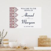 Poster de bienvenue au Thé moderne Henné (Cuisine)