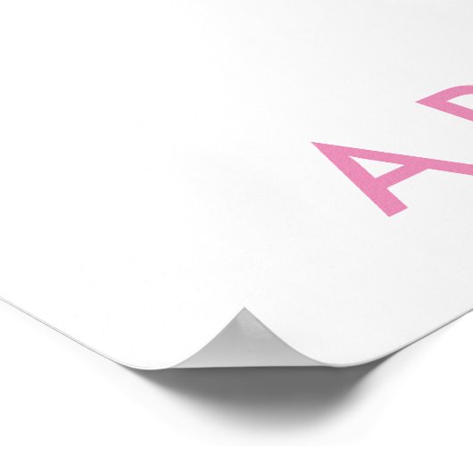 Poster de bienvenue baby shower (Coin)