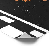 Poster de bienvenue de cool Dude | Panneau Skatebo (Coin)