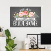 Poster de bienvenue de la Fête des mariées de bann (Bureau à domicile)