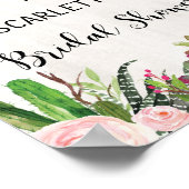 Poster de bienvenue de la Fête des mariées Fiesta (Coin)