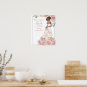 Poster de bienvenue de la Fête des mariées Rose Ro (Cuisine)