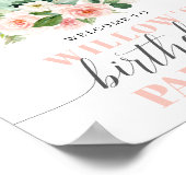 Poster de bienvenue de la fête du thé Fête des mar (Coin)