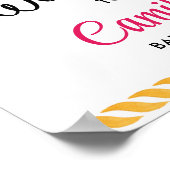 Poster de bienvenue de la fête mexicaine Fiesta (Coin)