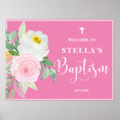 Poster de bienvenue de la fille rose (Devant)