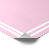 Poster de bienvenue de la fille rose (Coin)