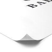 Poster de bienvenue de Peter Rabbit Baby shower (Coin)