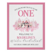 Poster de bienvenue de Pink Winter ONEderland (Devant)
