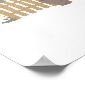 Poster de bienvenue du Baby shower agricole (Coin)