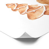 Poster de bienvenue du Baby shower de cacao chaud  (Coin)