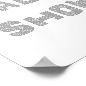 Poster de bienvenue du Baby shower de construction (Coin)