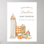 Poster de bienvenue du Baby shower de soins infirm (Devant)