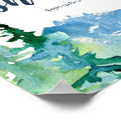 Poster de bienvenue du Baby shower Rocky Mountain (Coin)