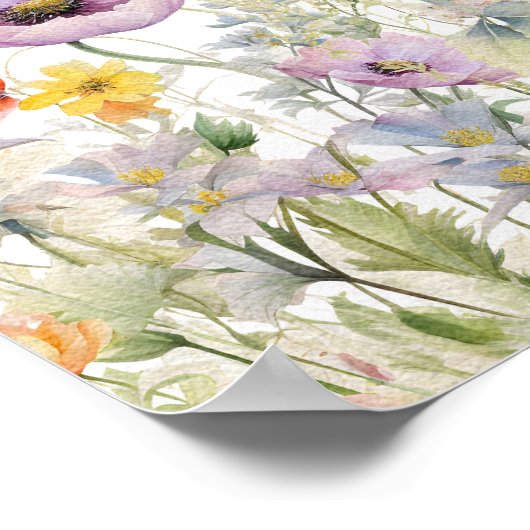 Poster de bienvenue du Fleur sauvage Purple Baby I (Coin)