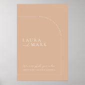 Poster de bienvenue du Mariage d'Arche de Tan Bohè (Devant)