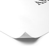 Poster de bienvenue du Mariage de feuillage vert E (Coin)