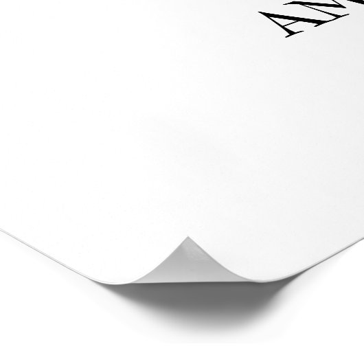 Poster de bienvenue du Mariage de feuillage vert E (Coin)