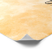 Poster de bienvenue du Mariage de tournesol (Coin)