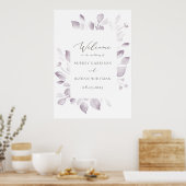Poster de bienvenue du Mariage Dreamage Foliage (Cuisine)