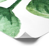 Poster de bienvenue du Mariage Plante de la verdur (Coin)