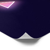 Poster de bienvenue du Mariage Rock and Roll (Coin)