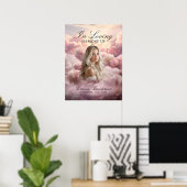 Poster de bienvenue du mémorial du jardin éternel (Bureau à domicile)