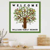 Poster de bienvenue pour la réunion familiale (Cuisine)