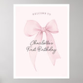 Poster de bienvenue pour l'anniversaire de la Coqu (Devant)