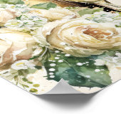 Poster de bienvenue pour le déjeuner de mariage Ro (Coin)