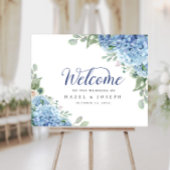 Poster de bienvenue SINI Blue Hydrangea