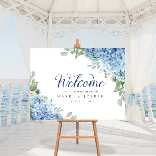 Poster de bienvenue SINI Blue Hydrangea