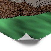 Poster de Bigfoot Portrait 2 (Humain) (Coin)