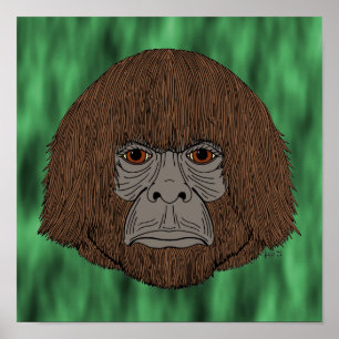 Poster de Bigfoot Portrait 2 (Humain)