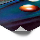 Poster de billard pour chiens (Coin)