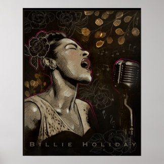 Poster de Billie Holiday Jazz Singer