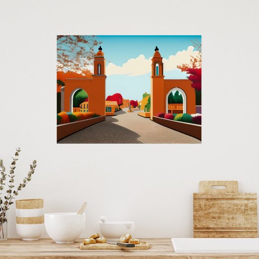 Poster de Bloomington Indiana (Cuisine)