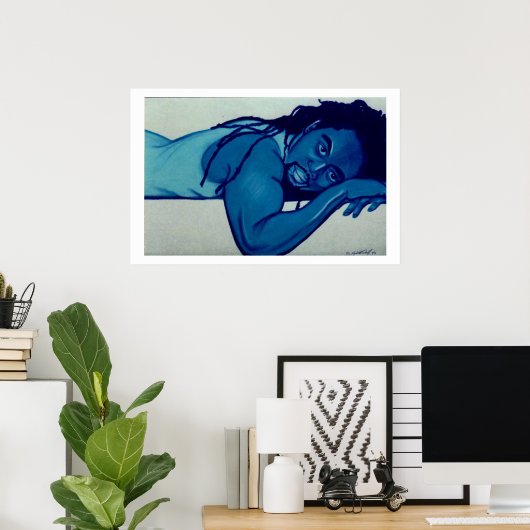 Poster de Blue Man (Bureau à domicile)