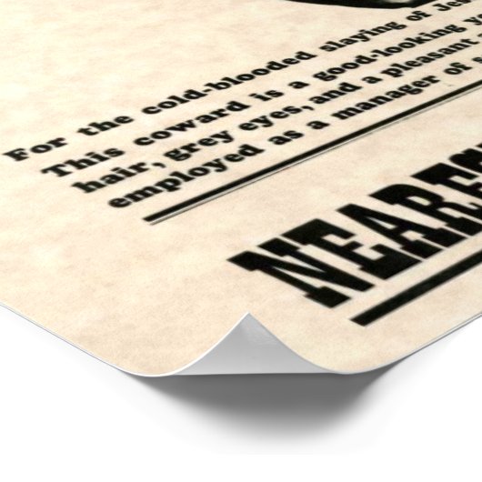 Poster de Bob Ford REWARD (Coin)