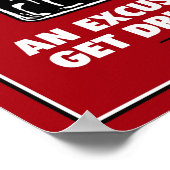 Poster de Bocce Dads - Rouge (Coin)