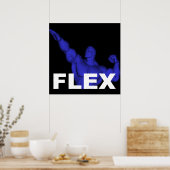 Poster de Bodybuilding Flex (Cuisine)