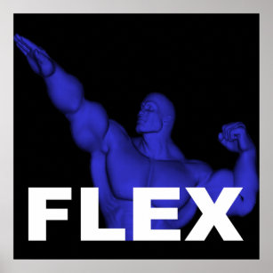 Poster de Bodybuilding Flex
