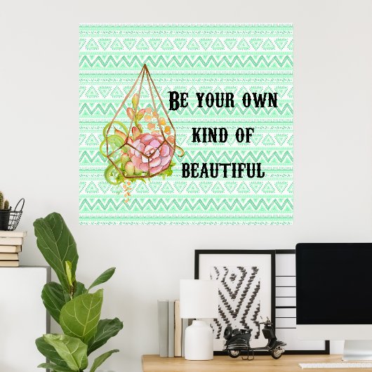 Poster de Boho Be Beautiful (Bureau à domicile)