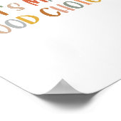 Poster de Boho Lets Make Good Choix (Coin)